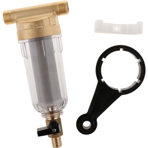 Reusable Whole House Spin Down Pre-Filter To Remove Sediment Rust Sand