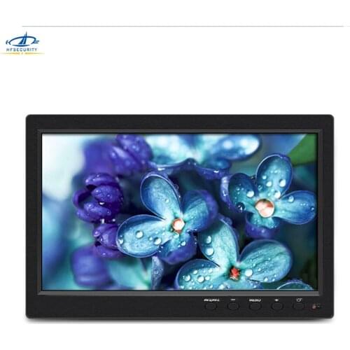 HF 10.1 Inch 1024 * 600P CCTV Monitor AV BNC VGA Video Monitor PAL Monitor Reversing Display Laptop TFT Color Screen
