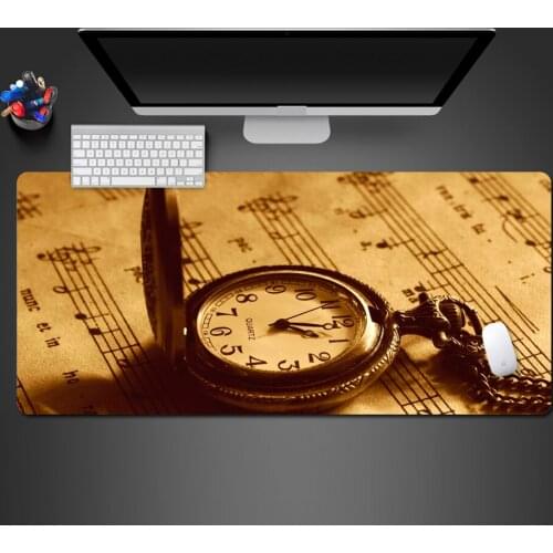 Nostalgic Pocket Watch Mouse Pad Lock Edge Washable PC Game Mousepad Computer Game Accessories Mouse Pad To Gamer Creative Mats