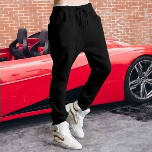 New fall 2018 fashion trend mens slim-leg bodysuit harem trousers mens trousers couples long trousers mens wear