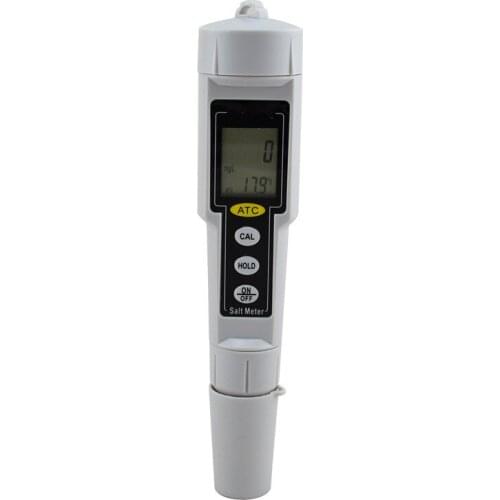 New High Accuracy Pen Type Digital Salt Meter CT-3081 Range 0-9999 mg/L Waterproof Salinity Water Quality Salt Value Meter
