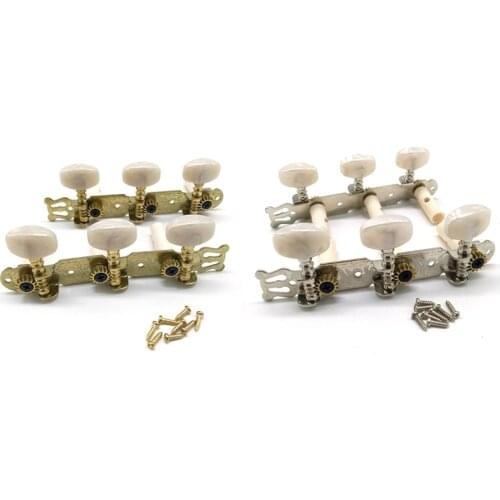 One Set of Classical Guitar Tuning Keys Pegs Machine Heads String Tuning Pegs for Classic Guitar Accessory Part