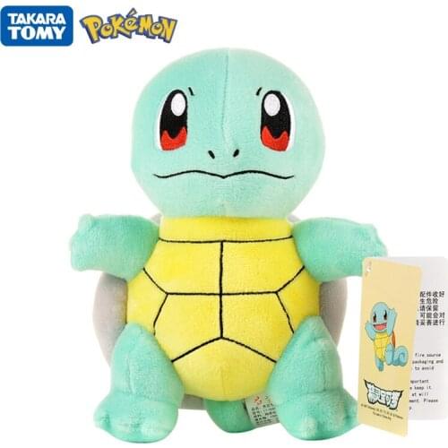 Original 20cm Pokemon Squirtle ゼニガメ plush toy cute cartoon Pikachu Gengar plush doll doll pillow rag doll child birthday gift