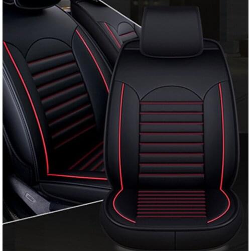 Cushion Pad Car Seat Mat Cover Pu Leather 1piece Universal 6d Full Surrounded Front Breathable