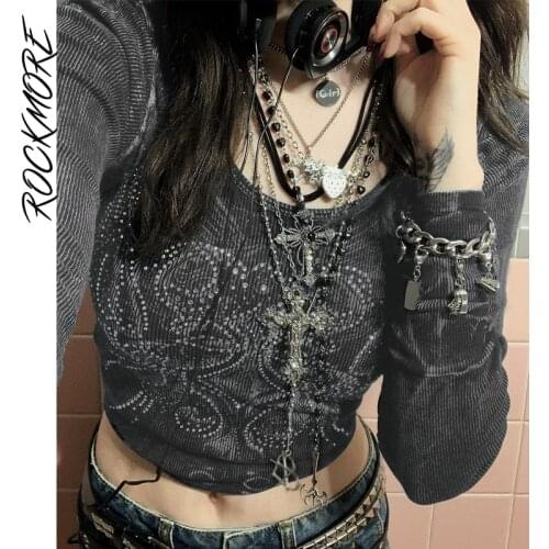 Женские футболки Rockmore China At AliExpress