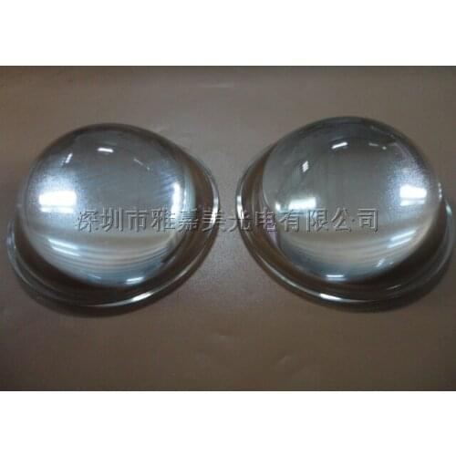 10W-50W LED lens 60MM optical glass lens, high power LED convex lens