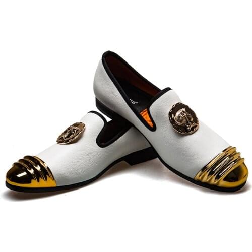 MEIJIANA Shoes Men Dress Shoes Genuine Leather Shoes Mens Formal Shoes Pointed Toe Men Flats Office Wedding Party Loafers Shoes