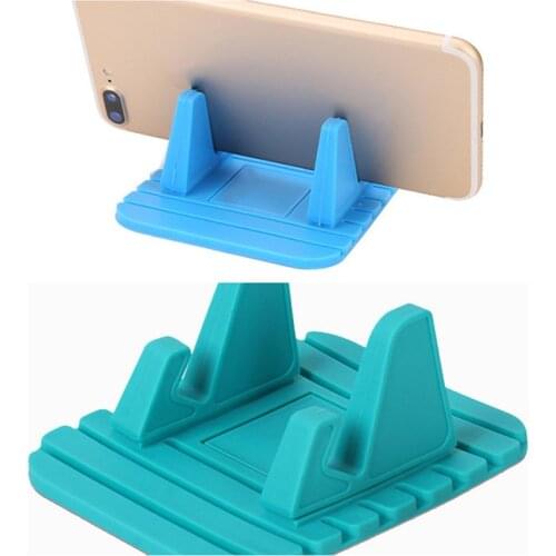 Universal Tablet Cellphone Holder Adjustable Mount Stand Holder Silicone Anti Slip Mat Car Mobile Phone Holder for Xiaomi