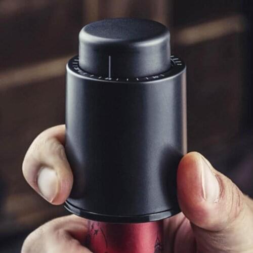 Vacuum Red Wine Bottle Cap Stopper Silicone Sealed Champagne Bottle Stopper Vacuum Sealer Retain Freshness Stopper Bar Tools