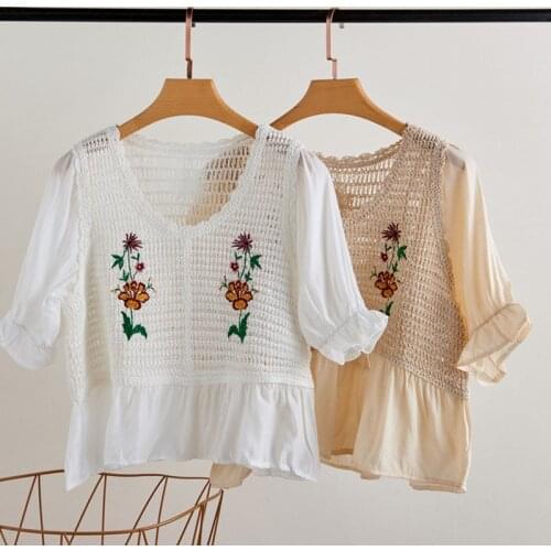 ZG Women's Shirts With Embroidery