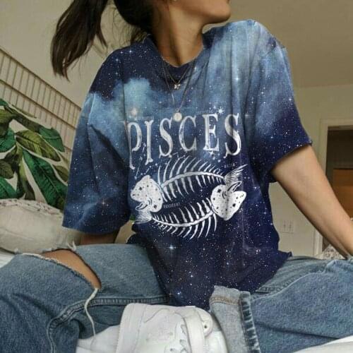 Vintage Tie Dye Print Graphic T Shirts For Women Oversized Loose Casual Crop Top Harajuku O Neck Short Sleeve Fashion Clothes
