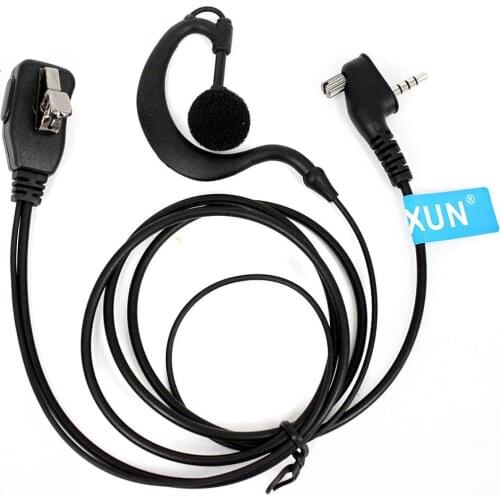 3.5mm Headset Earpiece Mic for YEASU VX-1R VX-2R VX-3R VX-10 FT-60R VX 18 VX-150 VX-160 Walkie Talkie Two Way Radio Earphone
