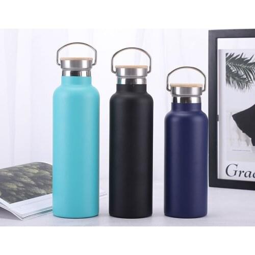 500ml Vacuum Cup Stainless Steel American Big Mouth Sports Kettle Double Thermal Water Bottle