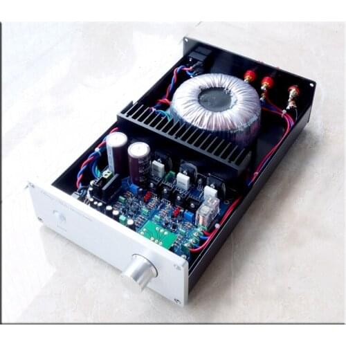 A3 Fully Symmetric Double Difference Field Effect Tube Amplifier Full balance circuit UPC1237 protection circuit 120W*2