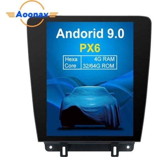 AOONAV 12.1 inch car DVD player vertical screen for Ford Mustang 2010-2014 car GPS radio IPS multimedia player