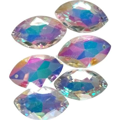 Free shipping 264pcs glass beads 38mm clear AB crystal curtain pendants chandelier parts prisms.2016 NEW PRODUCT