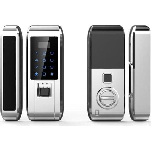 Wireless Remote Control Door Lock Office Keyless Electric Fingerprint/Password Lock With Touch Keypad Smart Card