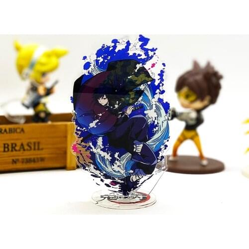Demon Slayer Kimetsu no Yaiba Tomioka Giyuu acrylic stand figure model plate holder cake topper anime toy