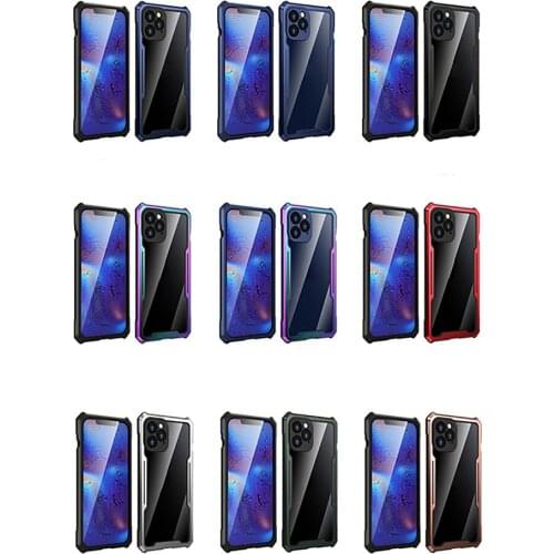 For iPhone 12 Phone Series Phone Case Metal Protective Sleeve for iPhone 12 Mini Anti-fall Protective Shell Cover