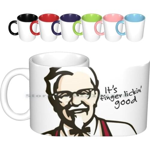 Kfc Shirt Ceramic Mugs Coffee Cups Milk Tea Mug Kfc Shop Kfcchicken 2018 Kfc Chicken Kfc Recipe Kfc Mukbang Kfc Challenge Kfc