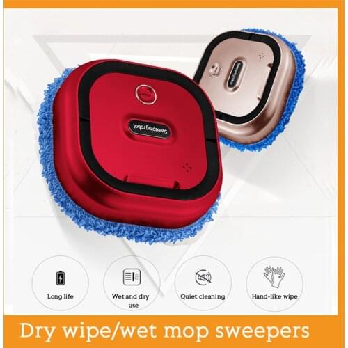 Newest Automatic Sweeping Robot Smart Impregnation Cleaning Robot USB Charging Dry and Wet Spray Mop Spray Aerosol Disinfecting