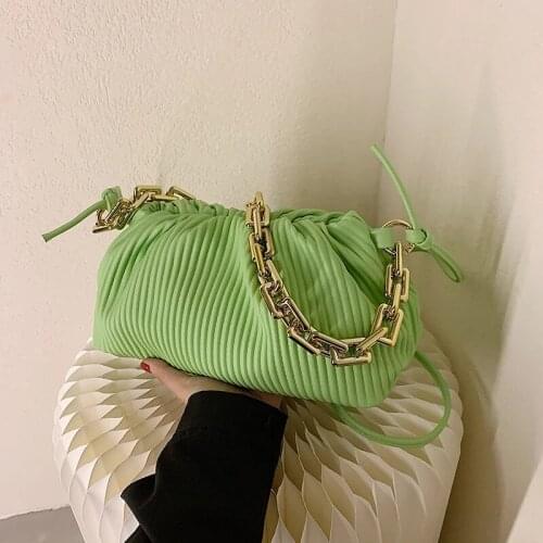 2021 New Design Women Shoulder Bag Fashion Cross-Body Bag Versatile Chain Handbag Cloud Bag The Same Model As Netflix Ins Hot