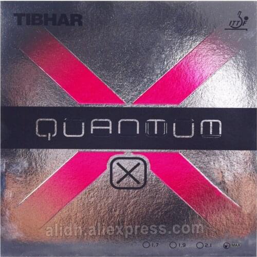 Original Tibhar quantum X table tennis rubber pimples in sticky rubber for 40+ table tennis ball game