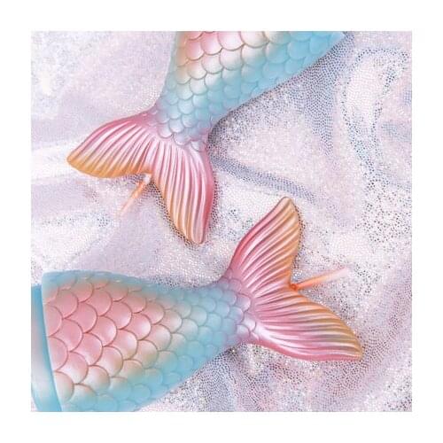 Przy Mermaid Tail Mold Silicone Soap Mold Candle Moulds Party Wedding Candle for Cake Decoration Resin Clay Resin Eco-friendly