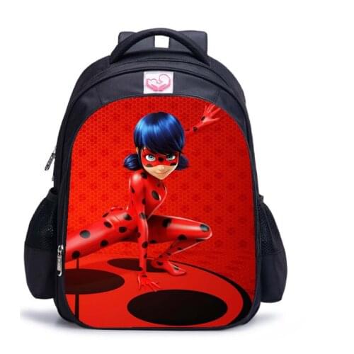 16 inch girls' backpack cartoon schoolbag for primary and secondary school girls' high capacity lightening Backpack