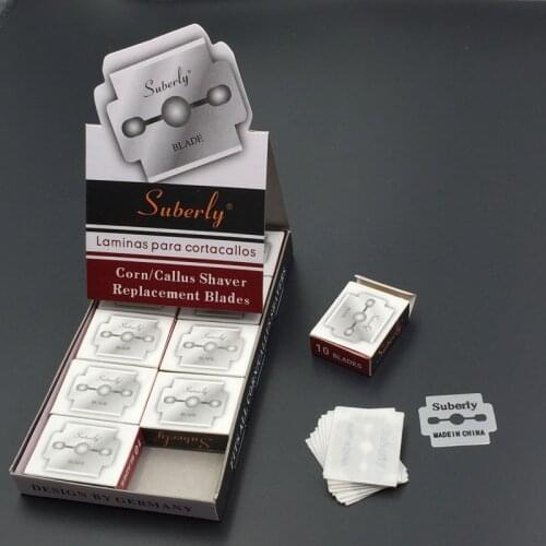 10PCS Stainless Steel Replacement Blades Foot Hard Skin Remover Feet File Foot Care Pedicure Tools