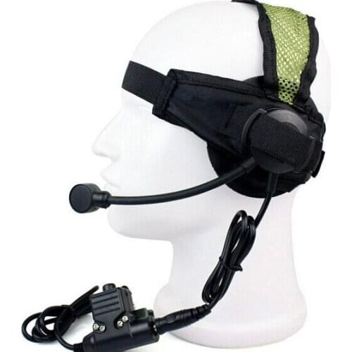 Two Way Radio Tactical Earphone Headset With U94PPT For Kenwood Two Pins TK3107 TK3207 TK480 TK 278