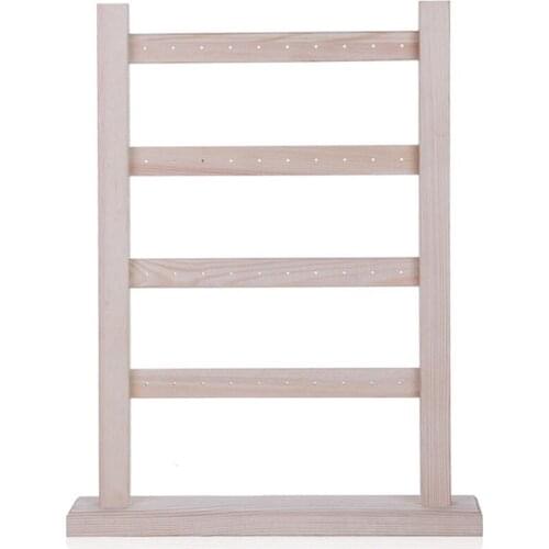 Solid Wood Earring Rack Earring Hanger Earring Ear Clip Jewelry Rack Storage Display Jewelry Display Props