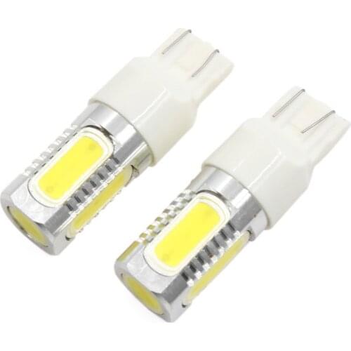 Uxcell 2pcs T20 7440 7443 White 6000K COB LED Car Brake Backup Reverse Light Lamp