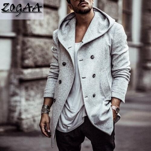 ZOGAA Men's Trench Coats
