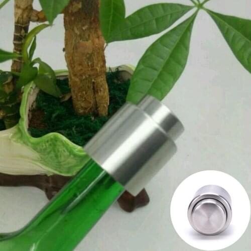 1PC Stainless Steel Cap Vacuum Sealed Red Wine Storage Bottle Stopper Plug Bottle Cap
