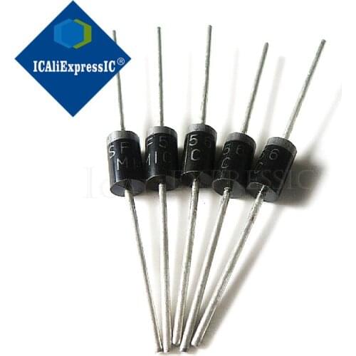 20PCS SF56 DO-27 Rectifier Diode 5A 400V New original In Stock