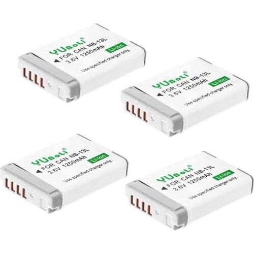 Bateria NB13L NB-13L NB 13L Battery pack for Canon G7 X Mark II G7X PM165 G5 X G5X G9 X G9X SX620 SX720 HS camera accessories