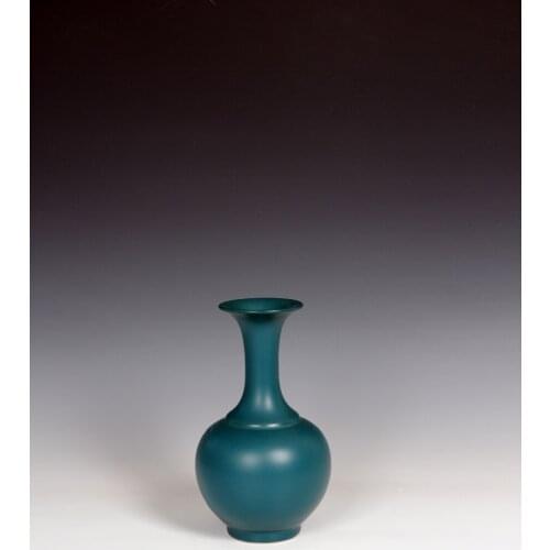 Antique qing qing porcelain antique blue vases for collection with qing yongzheng mark