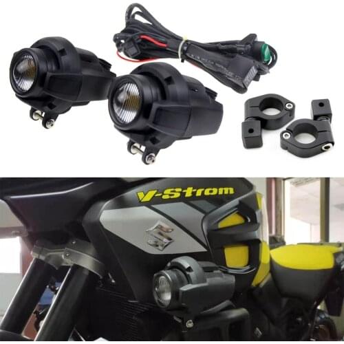 Driving Aux Lights For Suzuki V-Strom DL650 / DL1000 / DL1050 XT Waterproof Headlight Motorcycle Fog Lamp Accessories Parts