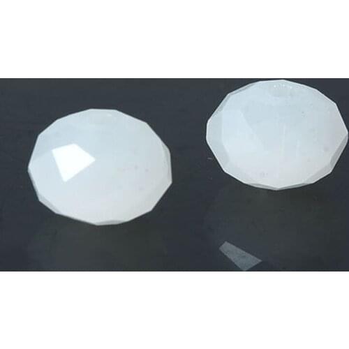 100PCS 8MM Austria Crystal Bead Rondelle Loose Faceted Glass Beads Spacers Beads for Bracelet Jewelry Making