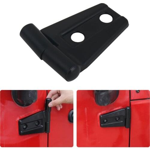 For Jeep 8Pcs Door Hinge Cover Trim Exterior Accessories Wrangler JK JKU Sport Rubicon Sahara Unlimited