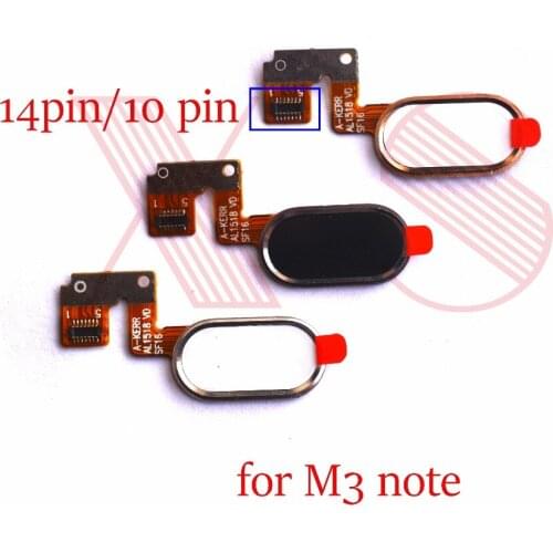 New original touch ID Home Button Key Menu Button Fingerprint Flex Cable For 5.5" Meizu M3 Note Or L681H M681H M681Q M681C