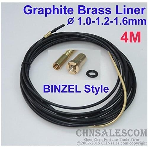 CHNsalescom Europe Style Graphite with Brass Liner & Cooper Terminal 1.0-1.6mm Wire 4M 13ft