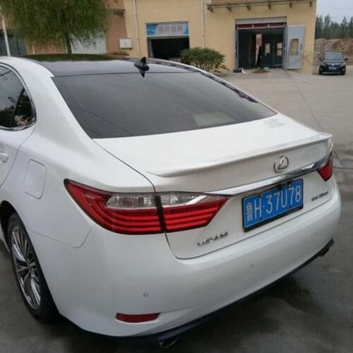Use For Lexus Es300 350 250 Spoiler ABS Plastic Forging Carbon Fiber Look Rear Trunk Wing Car Body Kit Accessories
