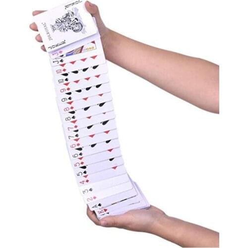 Acrobatics Waterfall Card Electric Deck Magic Tricks Special Automatic Poker Magia Close Up Street Gimmick Illusions Prop Funny