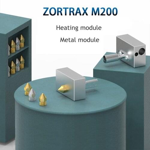 1set M200 Hotend Extruder Hot End kit Stainless steel /Brass Nozzle for Zortrax M200 3d printer parts