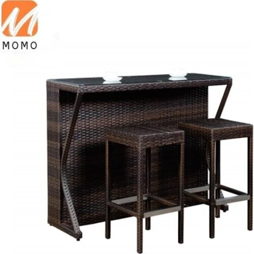 Garden furniture sets rattan bar table and chairs set rattan garden bar furniture