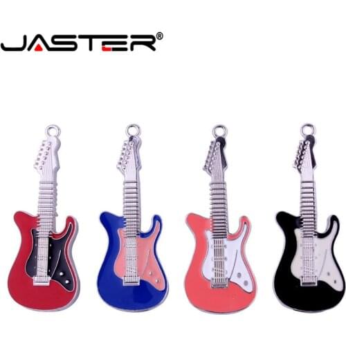 JASTER metal guitar usb flash drive pen drive musical guitars model memory Stick pendrive 4GB 8G 16GB 32GB 64GB u disk gift