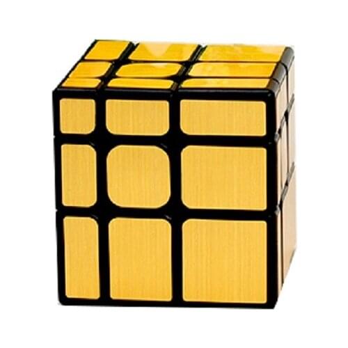 Moyu MoFangJiaoShi 3x3 Mirror S Cube Magic Puzzle Brain Teaser Brushed Sticker Educational Toys Black Twisty Drop Ship