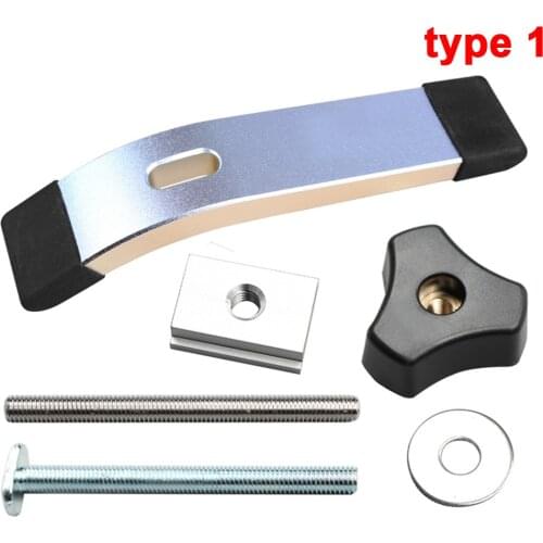 Metal Quick Acting Hold Down Clamp Set T-Slot T-Track Woodwork Tool Type 1